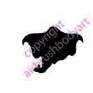 0260b elephant backing reusable stencil